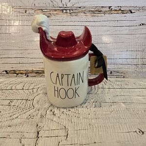 Rae Dunn Disney’s Peter Pan "Captain Hook" Mug with Topper